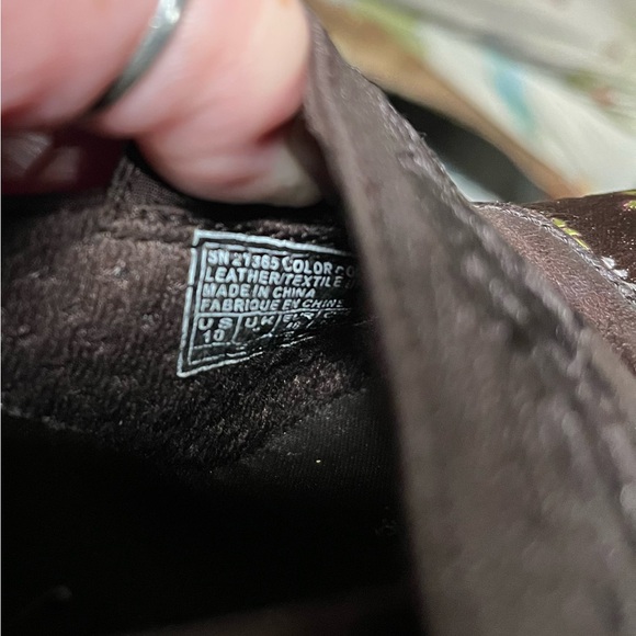 Skechers Brown leather Embroidered Mary Jane sneakers - Picture 8 of 8